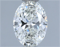 Natural Diamond 0.76 Carats, Oval with  Cut, G Color, VVS2 Clarity and Certified by IGI