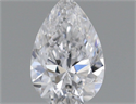 Diamante Natural 0.30 quilates, De pera , Color D, claridad VVS2 y certificado GIA