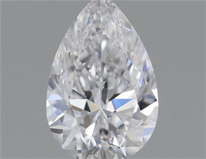Foto Diamante Natural 0.30 quilates, De pera , Color D, claridad VVS2 y certificado GIA de