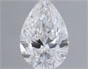 Diamante Natural 0.30 quilates, De pera , Color E, claridad VVS2 y certificado GIA