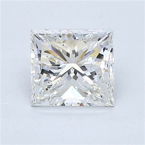 Foto Diamante Natural 1.25 quilates, Princesa , Color G, claridad VS2 y certificado GIA de