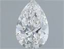 Diamante Natural 0.30 quilates, De pera , Color F, claridad VS2 y certificado GIA