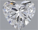 Natural Diamond 0.32 Carats, Heart with  Cut, D Color, VS1 Clarity and Certified by GIA