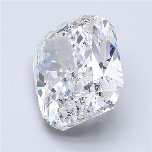 Foto Diamante Natural 5.09 quilates, Del cojín , Color D, claridad SI2 y certificado HRD de