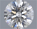 Diamante Natural 0.49 quilates, Redondo , Color H, claridad IF y certificado GIA