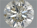 Natural Diamond 0.50 Carats, Round with Excellent Cut, K Color, I1 Clarity and Certified by IGI