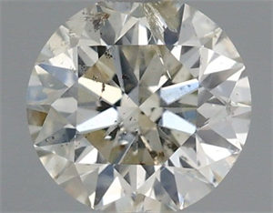 Picture of Natural Diamond 0.50 Carats, Round with Excellent Cut, K Color, I1 Clarity and Certified by IGI