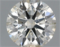 Natural Diamond 0.50 Carats, Round with Very Good Cut, K Color, I1 Clarity and Certified by IGI