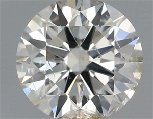 Picture of Natural Diamond 0.50 Carats, Round with Very Good Cut, K Color, I1 Clarity and Certified by IGI