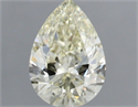 Natural Diamond 0.90 Carats, Pear with  Cut, N Color, SI2 Clarity and Certified by GIA