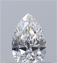 Diamante Natural 0.30 quilates, De pera , Color E, claridad VVS1 y certificado GIA