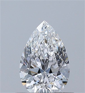 Picture of Natural Diamond 0.50 Carats, Pear with  Cut, E Color, VVS1 Clarity and Certified by GIA