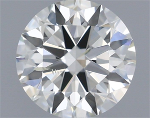 Picture of Natural Diamond 0.50 Carats, Round with Excellent Cut, J Color, SI2 Clarity and Certified by GIA