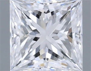 Foto Diamante Natural 0.32 quilates, Princesa , Color D, claridad VS1 y certificado GIA de