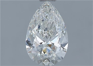 Picture of Natural Diamond 0.75 Carats, Pear with  Cut, I Color, SI1 Clarity and Certified by GIA