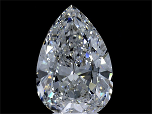 Foto Diamante Natural 5.96 quilates, De pera , Color E, claridad SI1 y certificado GIA de