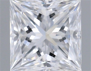 Foto Diamante Natural 0.50 quilates, Princesa , Color D, claridad VS1 y certificado GIA de