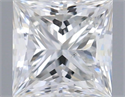 Natural Diamond 0.50 Carats, Princess with  Cut, G Color, VS2 Clarity and Certified by GIA