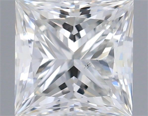 Picture of Natural Diamond 0.50 Carats, Princess with  Cut, G Color, VS2 Clarity and Certified by GIA