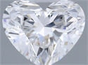 Natural Diamond 0.30 Carats, Heart with  Cut, F Color, VS2 Clarity and Certified by GIA