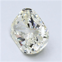 Diamante Natural 4.01 quilates, Del cojín , Color L, claridad SI2 y certificado HRD