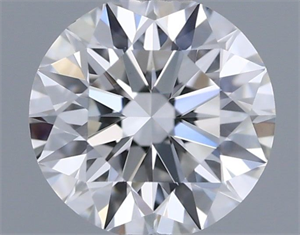 Picture of Natural Diamond 0.42 Carats, Round with Excellent Cut, E Color, VVS2 Clarity and Certified by GIA