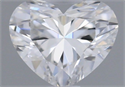 Natural Diamond 0.42 Carats, Heart with  Cut, E Color, VVS2 Clarity and Certified by GIA
