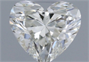 Natural Diamond 0.43 Carats, Heart with  Cut, K Color, VS1 Clarity and Certified by GIA