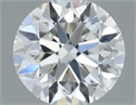 Natural Diamond 0.50 Carats, Round with Very Good Cut, G Color, VS2 Clarity and Certified by GIA