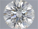 Natural Diamond 0.44 Carats, Round with Excellent Cut, I Color, SI2 Clarity and Certified by IGI