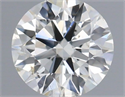 Natural Diamond 0.40 Carats, Round with Excellent Cut, I Color, SI2 Clarity and Certified by IGI