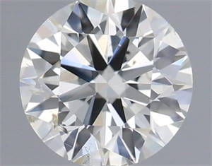 Picture of Natural Diamond 0.40 Carats, Round with Excellent Cut, I Color, SI2 Clarity and Certified by IGI