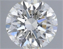 Natural Diamond 0.40 Carats, Round with Excellent Cut, G Color, SI2 Clarity and Certified by IGI