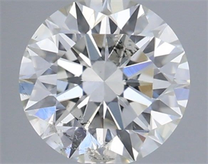 Picture of Natural Diamond 0.40 Carats, Round with Excellent Cut, G Color, SI2 Clarity and Certified by IGI