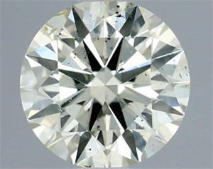 Picture of Natural Diamond 0.41 Carats, Round with Excellent Cut, J Color, SI2 Clarity and Certified by IGI
