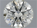 Natural Diamond 0.41 Carats, Round with Excellent Cut, K Color, SI2 Clarity and Certified by IGI