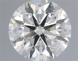 Picture of Natural Diamond 0.40 Carats, Round with Excellent Cut, H Color, SI2 Clarity and Certified by IGI
