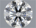 Natural Diamond 0.40 Carats, Round with Excellent Cut, H Color, SI2 Clarity and Certified by IGI