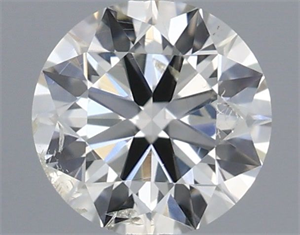Picture of Natural Diamond 0.40 Carats, Round with Excellent Cut, H Color, SI2 Clarity and Certified by IGI