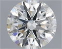 Natural Diamond 0.40 Carats, Round with Excellent Cut, H Color, SI2 Clarity and Certified by IGI