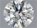 Natural Diamond 0.40 Carats, Round with Excellent Cut, H Color, SI2 Clarity and Certified by IGI