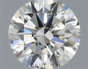 Picture of Natural Diamond 0.40 Carats, Round with Excellent Cut, H Color, SI2 Clarity and Certified by IGI