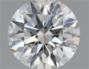 Picture of Natural Diamond 0.71 Carats, Round with Excellent Cut, H Color, IF Clarity and Certified by IGI