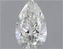 Natural Diamond 1.00 Carats, Pear with  Cut, G Color, SI1 Clarity and Certified by IGI