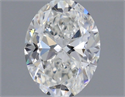 Diamante Natural 0.76 quilates, Ovalado , Color H, claridad VVS1 y certificado GIA
