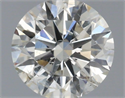 Natural Diamond 0.51 Carats, Round with Excellent Cut, H Color, SI2 Clarity and Certified by IGI