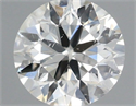 Natural Diamond 0.40 Carats, Round with Excellent Cut, I Color, SI2 Clarity and Certified by IGI