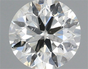 Picture of Natural Diamond 0.40 Carats, Round with Excellent Cut, I Color, SI2 Clarity and Certified by IGI