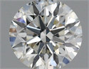 Natural Diamond 0.41 Carats, Round with Excellent Cut, I Color, SI2 Clarity and Certified by IGI