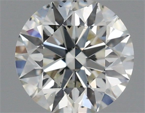 Picture of Natural Diamond 0.41 Carats, Round with Excellent Cut, I Color, SI2 Clarity and Certified by IGI